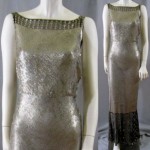 vintage 1930s assuit shawl fishtail gown