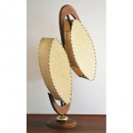 vintage 1950s majestic table lamp