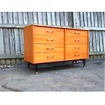 vintage 1950s milo baughman for drexel double dresser