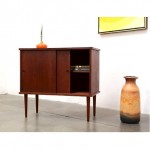 vintage 1960s danish modern teak sideboard