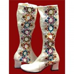 vintage 1960s embroidered boots