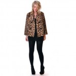 vintage 1960s faux leopard coat