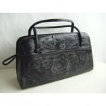 vintage 1960s gaitan hand tooled handbag