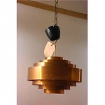 vintage 1960s jo hammerborg copper chandelier