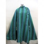 vintage 1960s striped wool cape