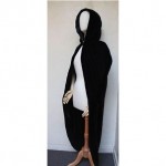 vintage 1980s jessica mcclintock velvet hooded cape