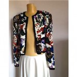 vintage 1980s oleg cassini sequin jacket