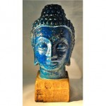 vintage aldo londi bitossi buddha head