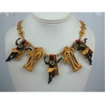 vintage askew blackamoor necklace