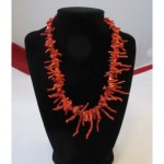 vintage branch coral necklace