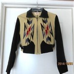 vintage chimayo hand woven wool jacket