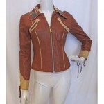 vintage east west leather jacket