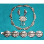 vintage mexican sterling parure