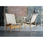 vintage pair bruno mathsson eva lounge chairs