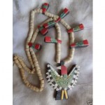 vintage santo domingo thunderbird necklace