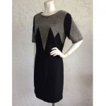 vintage steve fabrikant wool tweed dress