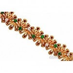 vintage tiffany 18k diamond emerald bracelet