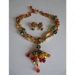 vintage vendome necklace and earrings