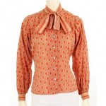 vintage ysl rive gauche blouse