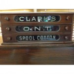 antique 1880s spool cabinet