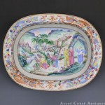 antique 19th century chinese famille rose platter