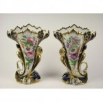antique french porcelain vases