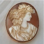 victorian carved shell cameo