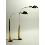 vinage 1970s cedric hartman floor lamps