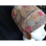 vintage 1920s beaded appliqued flapped cloche