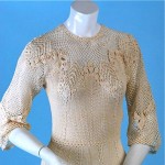 vintage 1950s irish crochet dress