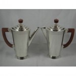 vintage 1952 mappin & webb cafe o lait pots