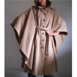 vintage 1970s wool cape coat