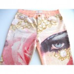 vintage 1980s just cavalli print jeans