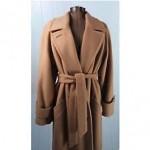 vintage 1980s regency camel hair belted wrap coat