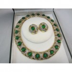vintage ciner necklace and earrings