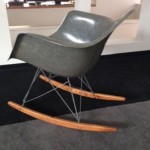 vintage early eames rocking chair