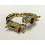 vintage kenneth jay lane dragon bracelet