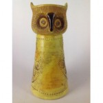 vintage mid-century rosenthal netter owl vase