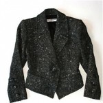 vintage ysl tweed jacket