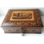 antique 1800s honry hollamby attributed rosewood games box