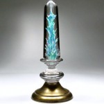 antique 19th century obelisk paperweight