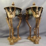 antique 19th century victorian urns