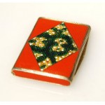 antique cloisonne sterling enamel card case