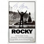 collectible signed rocky movie poster