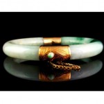 vintage 14k jade jadeite bracelet