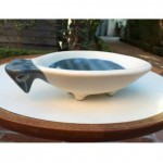 vintage 1950s ackerman jenev pottery bowl
