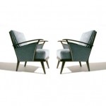 vintage 1950s danish modern lounge chairs