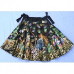 vintage 1950s handpainted mexican skirt
