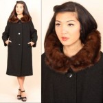 vintage 1950s rothschild boucle mink coat