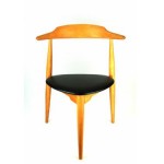 vintage 1953 hans wegner heart chair